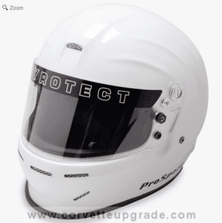 ProSport Full Face Duckbill Helmet - SA2015 - White